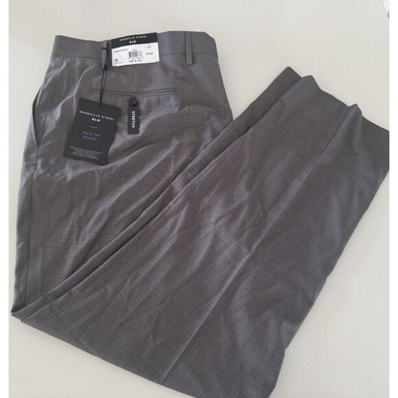 Shaquille O’Neal XLG Gray Plaid Men's Stretch Classic Fit Suit Pants 50W-30L NWT - Picture 5 of 12